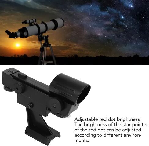 Red Dot Finderscope، Star Pointer Viewfinder، إكسسوارات التلسكوب الفلكي، نطاق مكتشف السطوع، Black StarPointer Pro Finderscope لمراقبة علم الفلك in Kuwait