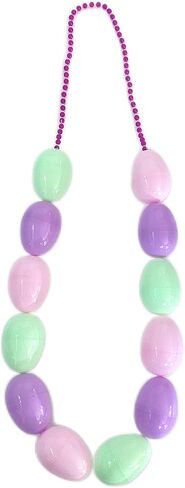 YSPPF عيد الفصح الخرزة القلائد الملونة الخرز القلائد لوازم الحفلات in Kuwait