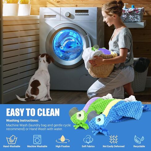 لعبة الكلب المخملية من روزاوي - تصميم رائع للببغاء، سروال قصير ناعم مع ملمس الأناناس، لعب تفاعلي للكلاب in Kuwait