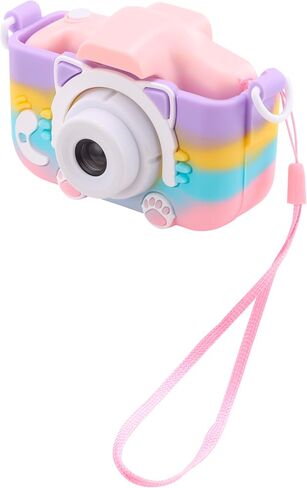 VIVITAR Kids Tech - شاشة كاميرا للأطفال مقاس 2 بوصة للحظات ممتعة - التقط صورًا بدقة 12 ميجابكسل، وتسجيل مقاطع فيديو عالية الدقة بدقة 1080 بكسل، وألعاب مدمجة، وحقيبة متينة مقاومة للسقوط، وقابلة لإعادة الشحن عبر USB لمتعة لا تتوقف in Kuwait