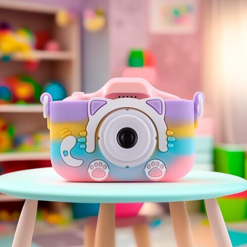 VIVITAR Kids Tech - شاشة كاميرا للأطفال مقاس 2 بوصة للحظات ممتعة - التقط صورًا بدقة 12 ميجابكسل، وتسجيل مقاطع فيديو عالية الدقة بدقة 1080 بكسل، وألعاب مدمجة، وحقيبة متينة مقاومة للسقوط، وقابلة لإعادة الشحن عبر USB لمتعة لا تتوقف in Kuwait