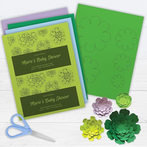 Printworks Succulent Cardstock، ثقيل الوزن، قلب صلب، 8.5 بوصة × 11 بوصة، 200 ورقة (00601) in Kuwait