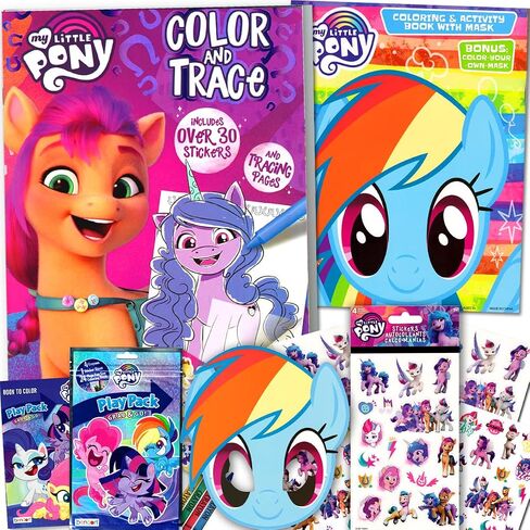 My Little Pony Coloring and Activity Book Bundle with Coloring Book, Play Pack, Stickers and More in Saudi Arabia
