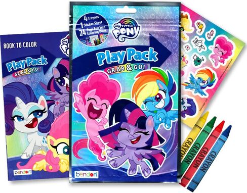 My Little Pony Coloring and Activity Book Bundle with Coloring Book, Play Pack, Stickers and More in Saudi Arabia