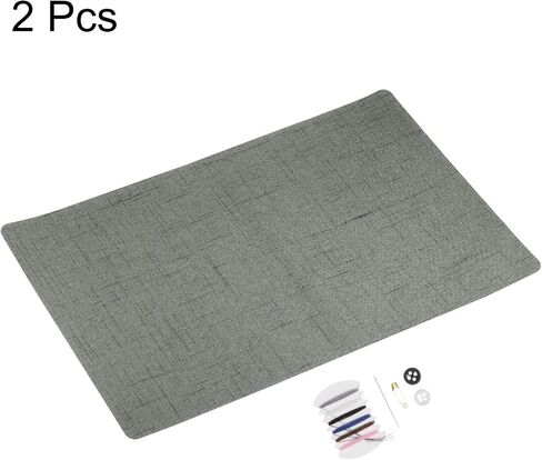 HARFINGTON 2Pcs Fabric Repair Patch 7.8"x11.8" Fine Linen Self-Adhesive Patch for Sofa Clothing Cushion Pillow, Beige in Saudi Arabia