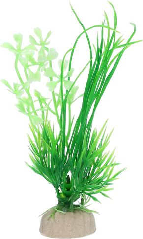 VOCOSTE 1pcs Fish Tank Aquarium Decorations Plants, Mini Aquarium Decorations Plastic Plants for Aquarium Decorations, Pink 5.12" in Saudi Arabia