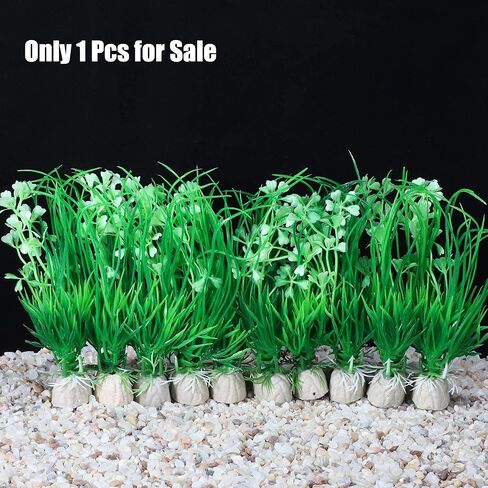 VOCOSTE 1pcs Fish Tank Aquarium Decorations Plants, Mini Aquarium Decorations Plastic Plants for Aquarium Decorations, Pink 5.12" in Saudi Arabia