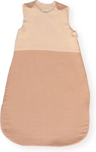 بطانية كرين بيبي يمكن ارتداؤها، بطانية أطفال من القطن الناعم يمكن ارتداؤها للأولاد والبنات من عمر 0 ​​إلى 9 أشهر، وردة الصحراء والنحاس، 19 بوصة عرض × 30 بوصة ارتفاع in Kuwait