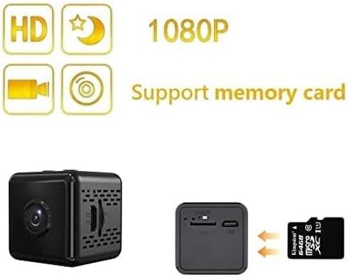 Wireless Mini Camera 1080P Indoor Home Security Camera Surveillance Video Cameras 2.4GHz for Nanny Camera Monitor Night Vision in Kuwait