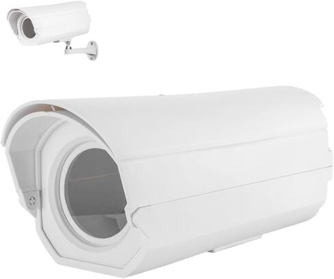 Coolotic CCTV الأمن الإسكان الألومنيوم داخلي صندوق الكاميرا في الهواء الطلق مانعة لتسرب الماء تقاطع صندوق شل لكاميرا المراقبة CCTV الثقيلة حامل تثبيت على الحائط in Kuwait