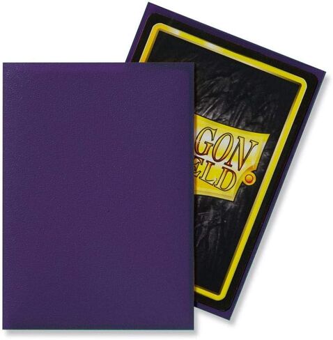 10 Packs Dragon Shield Matte Purple Standard Size 100 ct Card Sleeves Display Case in Saudi Arabia