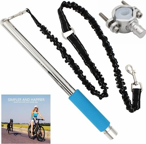 مقود دراجة الكلب المرفق من ODIER مقود الكلب للاستخدام الخارجي بدون استخدام اليدين للكلاب الصغيرة والمتوسطة، مقود الجري سريع الإصدار in Kuwait