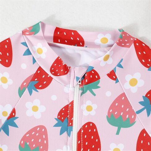 Puseky طفل الفتيات قطعة واحدة ملابس السباحة البريدي طفح الحرس مع طقم قبعات ملابس السباحة تكدرت لطيف الوليد طفلة ثوب السباحة in Kuwait