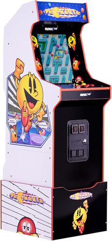 ARCADE1UP- لعبة الأركيد التراثية من بانداي نامكو إصدار PAC-Mania، تتضمن الأجهزة والجهاز in Kuwait