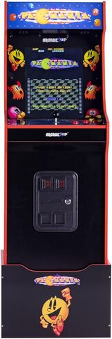 ARCADE1UP- لعبة الأركيد التراثية من بانداي نامكو إصدار PAC-Mania، تتضمن الأجهزة والجهاز in Kuwait