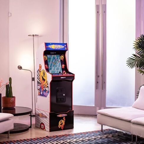 ARCADE1UP- لعبة الأركيد التراثية من بانداي نامكو إصدار PAC-Mania، تتضمن الأجهزة والجهاز in Kuwait