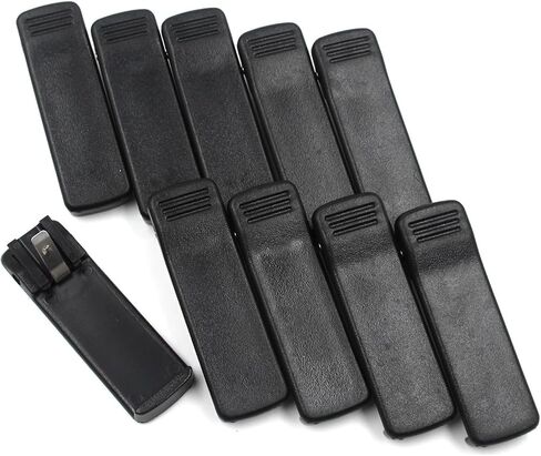 Szcmawo (10-Pack) HLN8255 Belt Clip for Motorola CP200 CP200D CP140 CP150 CP180 CP040 GP3688 EP450 PR400 Two Way Radios PMNN4251 NNTN4497 NNTN4970 NNTN4851 Battery in Saudi Arabia