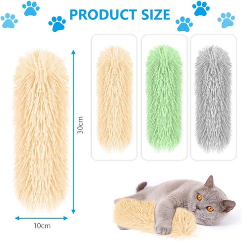 Catnip Toy, 3 Pack Cat Toys Cat Pillows Plush Cat Chew Toys with 2 pcs Catnip Sticks Interactive Cat Kicker Toys for Indoor Cats Cat Toys with Catnip Cat Nip Toys for Kittens in Saudi Arabia