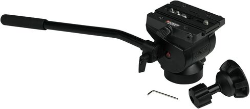 مجموعة حامل فيديو ثلاثي القوائم من الألومنيوم خفيف الوزن مكون من 3 أقسام من Ikan مع وعاء سائل/رأس مائل GH04، أقصى ارتفاع 65 بوصة، وعاء 75 مم، يتضمن حقيبة كتف مبطنة، (EG04AS) - أسود in Kuwait