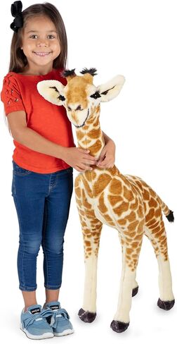 Melissa & Doug Plush - Standing Baby Giraffe, Brown and Peach in Saudi Arabia