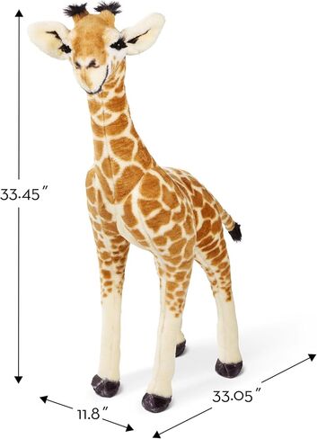 Melissa & Doug Plush - Standing Baby Giraffe, Brown and Peach in Saudi Arabia