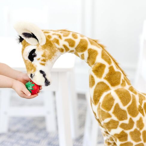Melissa & Doug Plush - Standing Baby Giraffe, Brown and Peach in Saudi Arabia