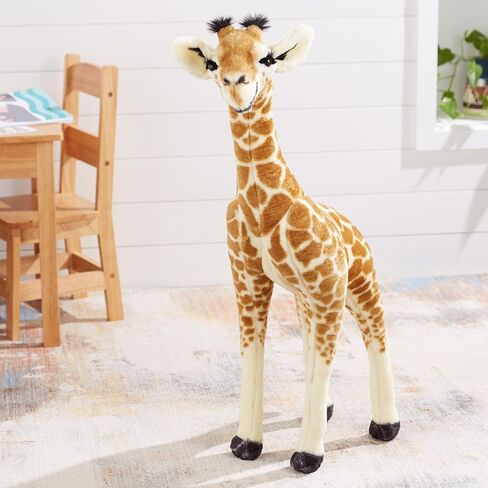 Melissa & Doug Plush - Standing Baby Giraffe, Brown and Peach in Saudi Arabia
