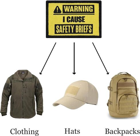 "Danger" مجموعة رقعة تزيين معنويات مضحكة مكونة من قطعتين، منسوجة، مشبك/ظهر مزود بخطاف وحلقة، ملحق تكتيكي للملابس والسترات والقبعات وحقائب الظهر in Saudi Arabia