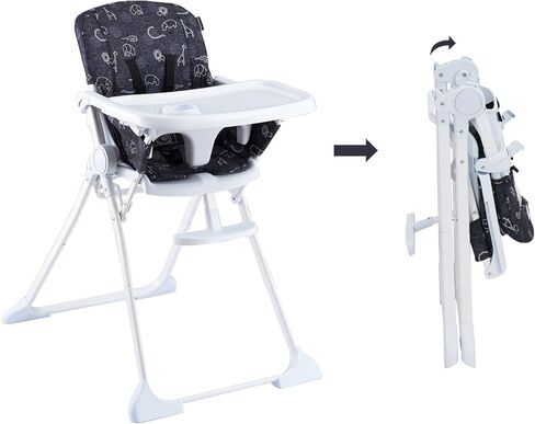 Pamo Babe Simple Fold High Chair with 3-Position Tray in Kuwait