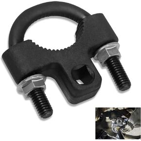 1 PC Car Inner Tie Rod Installation Wrench, Waterproof Metal Vehicle Tie Rod Installation Accessories, Universal Durable Automotive Wrench Replacement for Truck SUV Car (Black)