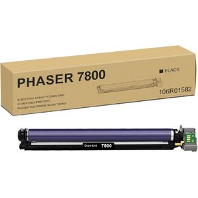 7800 Drum Unit Compatible for Xerox 106R01582 Imaging Unit (NO Toner) for Xerox Phaser 7800 7800DN 7800DX 7800GX Printer, 1 Pack