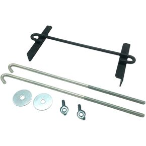 Universal Battery Hold Down Kit Fixed Car Battery Kit with 10 Inch J Bolt Heavy Duty High Strength Car Beam Securely Hold Your Car Battery and Prevent Movement Ideal for Automotive Applications