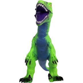 Goliath Wow in The World Soft Jumbo Velociraptor | Kids Play Dinosaur | Learning Through Play | Includes Dinosaur Toy and Fun Fact Card