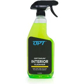 Optimum Interior Cleaner - Car Interior Cleaning and Detailing Spray - Safe on Leather, Upholstery, Interior Trim, Dash, and Plastic (17 oz)