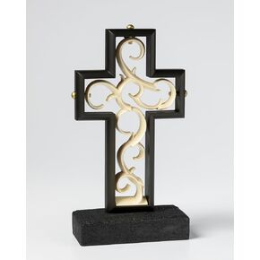 Unity Cross® Rubbed Bronze & Ivory Color; Unity Candle Unity Sand Elegant Rustic Alternative
