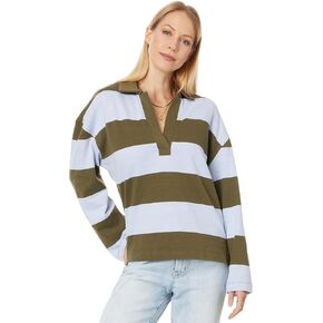 Madewell Women's Chad Rugby Stripe Polo