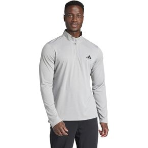 adidas Men's Train Essentials Quarter-Zip Long Sleeve T-Shirt