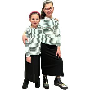 Monte Carlo Famous Women's/Kid's Straight Floor-Length Slinky Skirt