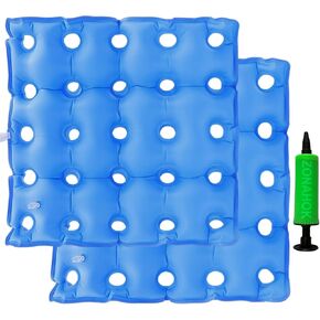 2 Pack Waffle Cushion for Pressure Sores Chair - Inflatable Air Seat Cushion for Pressure Relief - Wheelchair Cushions - Bed Sore Cushions for Butt - Pressure Sore Cushions for Sitting in Recliner