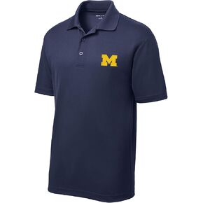 NCAA Primary Logo Left Chest, Team Color Youth Polo, College, University