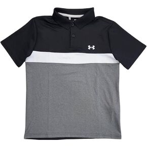 Under Armour Boys UA UPF50 Performance Blocked Polo