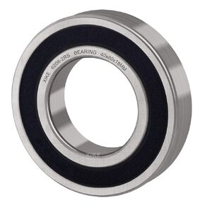XiKe 2 Pcs 6208-2RS Double Rubber Seal Bearings 40x80x18mm,Pre-Lubricated and Stable Performance and Cost Effective, Deep Groove Ball Bearings.