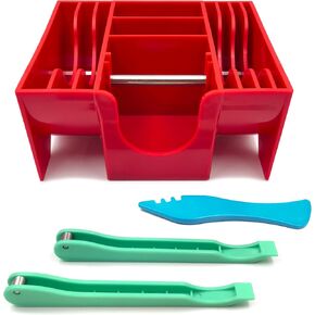 Copper Foil Hand Foiler for Stained Glass, 7/32" and 1/4" Hand Foiler Tool Kits, Orange