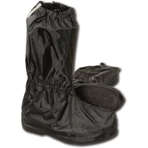 Milwaukee Leather SH2100 Men's Black Full Coverage Rain Boot Cover with Hard Walking Sole