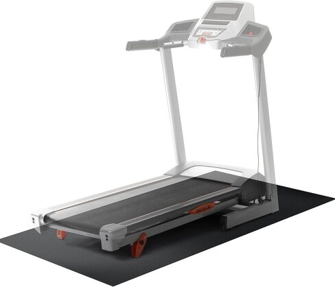 Foldable Treadmill mat, 68''x24'' Exercise Equipment Mat for Hardwood Floor Carpet Protection, 6mm Thick, Exercise Bike Mat Pad for Indoor Cycles, Rowing Machine, Elliptical in Saudi Arabia