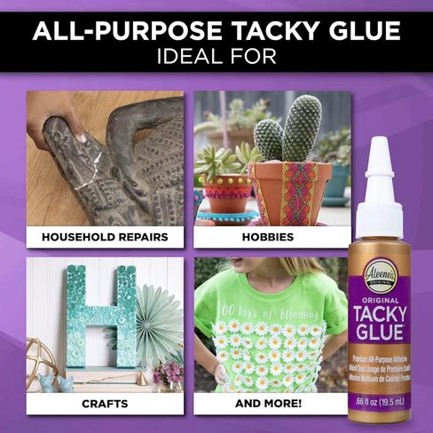 Aleene's Original, 1 Gallon Tacky Glue, 128oz, Clear, 128 Fl Oz in Saudi Arabia