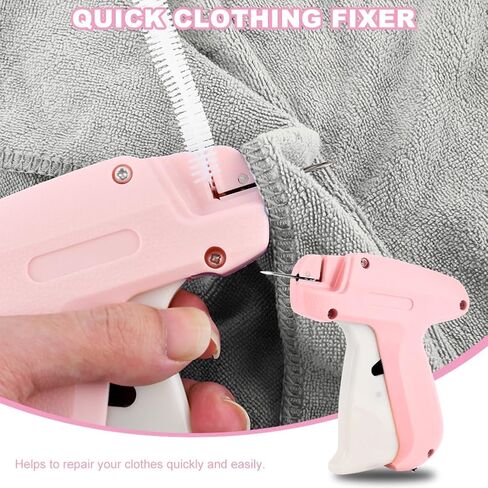 Generic Micro Stitch Gun for Clothing,New Quick Stitch Sewing Gun,Mini Quick Repair Garment Sewing Machine,Handheld Sewing Machine Garment Connector(Size:Pink)(Size:Pink) in Kuwait