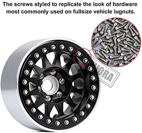 INJORA 300PCS M2 M2.5 M3 Metal Screws Kit Wheel Rims for 1/10 RC Car Crawler TRX4 TRX6 Axial SCX10 90046 AXI03007 in Saudi Arabia