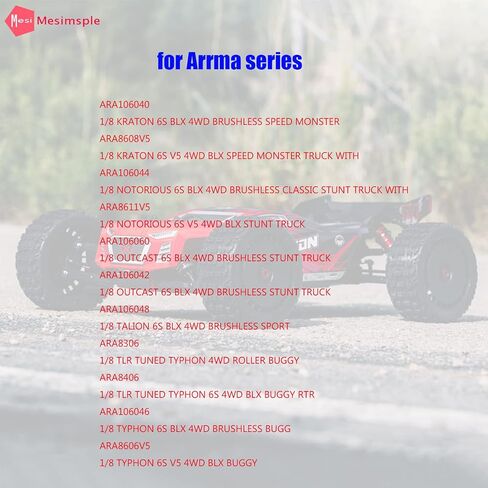 Diff Outdrive Steel AR310439 لـ Arrma 1/8 Typhon Talion 6S BLX كأس تفاضلي 1/8 كراتون منبوذ سيئ السمعة 6S BLX ARAC4011 ترقية أجزاء in Saudi Arabia