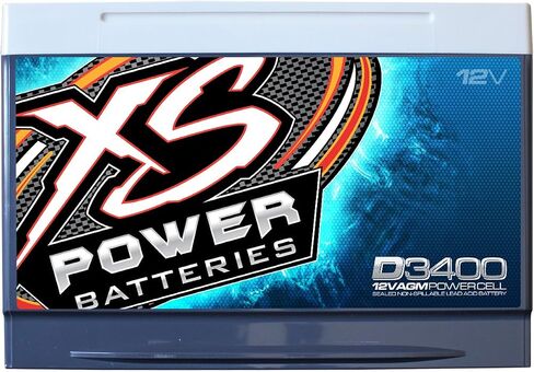 بطارية صوت للسيارة XS Power D3400 3300 أمبير AGM + الأجهزة الطرفية in Kuwait